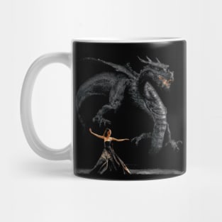 The Dragon Dance With a Girl Mug